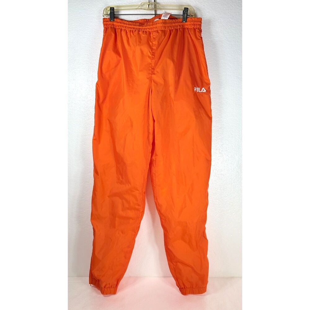 Vintage Fila Orange Windbreaker 90s Track Pants Medium
